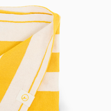 The Ultimate Tea Towel - Daffodil | Marshmallow Stripe