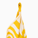 The Ultimate Tea Towel - Daffodil | Marshmallow Stripe