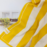 The Ultimate Tea Towel - Daffodil | Marshmallow Stripe