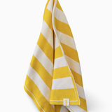 The Ultimate Tea Towel - Daffodil | Marshmallow Stripe