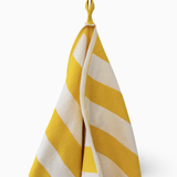 The Ultimate Tea Towel - Daffodil | Marshmallow Stripe