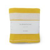 The Ultimate Tea Towel - Daffodil | Marshmallow Stripe