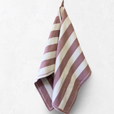 The Ultimate Tea Towel - Orchid | Marshmallow Stripe