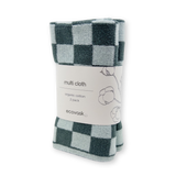 Multi Cloth 2pk - Sea Foam Chequer