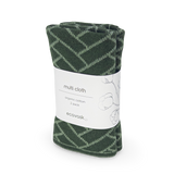 Multi Cloth 2pk - Forest | Sage Herringbone