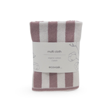 Multi Cloth 2pk - Orchid | Marshmallow Stripe