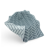 Multi Cloth 2pk - Sea Foam | Duck Egg Herringbone