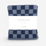 The Ultimate Tea Towel - Navy Denim Chequer