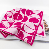 The Ultimate Tea Towel - Raspberry | Sherbet Geometric