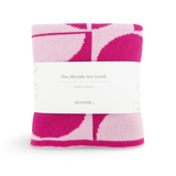 The Ultimate Tea Towel - Raspberry | Sherbet Geometric