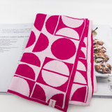 The Ultimate Tea Towel - Raspberry | Sherbet Geometric