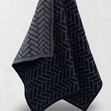 The Ultimate Tea Towel - Raven Herringbone