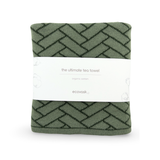 The Ultimate Tea Towel - Forest Herringbone