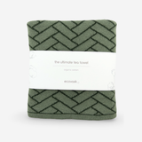 The Ultimate Tea Towel - Forest Herringbone