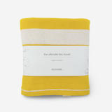 The Ultimate Tea Towel - Daffodil | Marshmallow Stripe