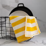 The Ultimate Tea Towel - Daffodil | Marshmallow Stripe