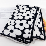 The Ultimate Tea Towel - Black | White Petal