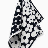 The Ultimate Tea Towel - Black | White Petal