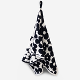 The Ultimate Tea Towel - Black | White Petal
