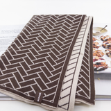 The Ultimate Tea Towel - Chocolate Herringbone